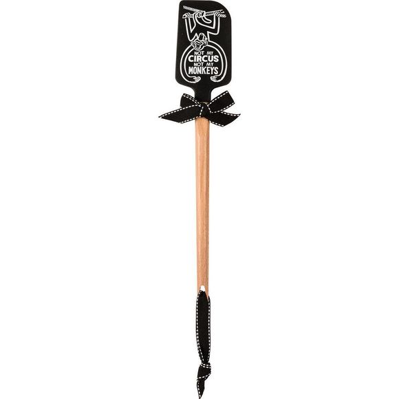 Not My Circus Not My Monkeys Spatula With A Wooden Handle - Picture 2 of 7
